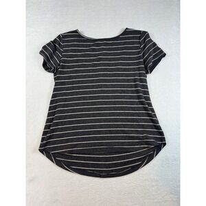 Pink Clover Striped Top Button Down Back‎ Size Medium
